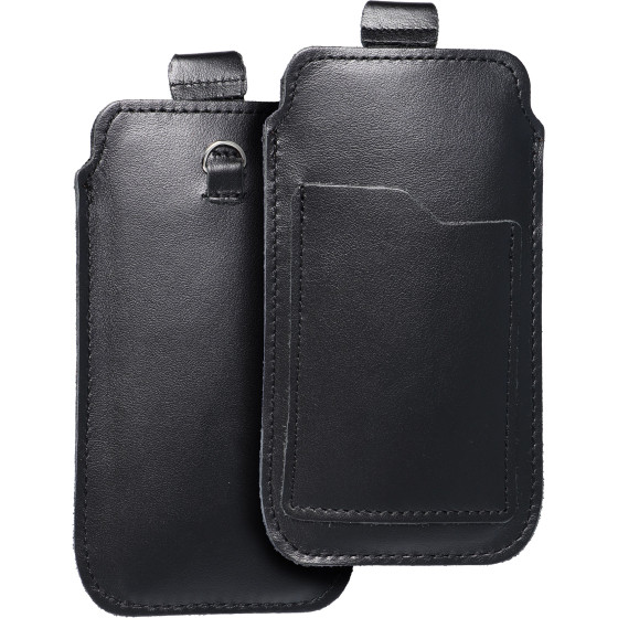 Royal - Leather Universal Blet Pocket / Black - Size L - Iphone 6 / 7 / 8 OEM