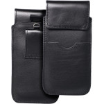 Royal - Leather Universal Flap Pocket / Black - Size 2XL - Iphone 6 Plus / Samsung A52 / Xiaomi Redmi Note 10 OEM