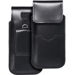 Royal - Leather Universal Flap Pocket / Black - Size M - Iphone 5 / Nokia S5610 / Lumia 230 OEM