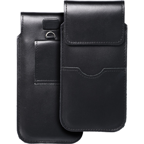 Royal - Leather Universal Flap Pocket / Black - Size Xl - Iphone 11 / 12 / 13 / Samsung S7 Edge OEM