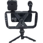 Selfie Stick With Wireless Remote Control Tripod With Led / Microphone For Live Broadcast TL-49T Black OEM