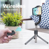 Selfie Stick With Wireless Remote Control Tripod With Stabilizer Gimbal SSTR-L08 Black OEM