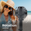 Selfie Stick With Wireless Remote Control Tripod With Stabilizer Gimbal SSTR-L08 Black OEM