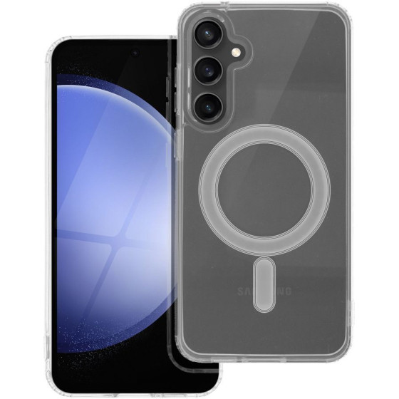 Clear Mag Cover Case Compatible With Magsafe For Samsung S23 Fe Transparent OEM