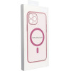 Clear Mag Cover Case Compatible With Magsafe For Samsung S25 Ultra Pink Glitter OEM
