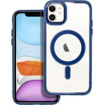 Color Edge Mag Cover Case Compatible With Magsafe For Iphone 11 Navy Blue OEM