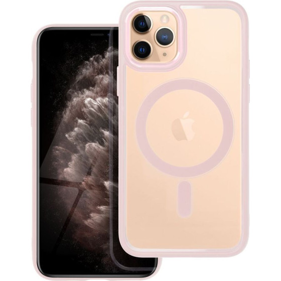 Color Edge Mag Cover Case Compatible With Magsafe For Iphone 11 Pro Pink OEM