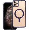 Color Edge Mag Cover Case Compatible With Magsafe For Iphone 12 / 12 Pro Deep Purple OEM