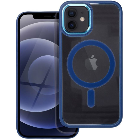 Color Edge Mag Cover Case Compatible With Magsafe For Iphone 12 / 12 Pro Navy Blue OEM
