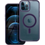 Color Edge Mag Cover Case Compatible With Magsafe For Iphone 12 Pro Max Deep Purple OEM