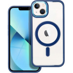 Color Edge Mag Cover Case Compatible With Magsafe For Iphone 13 Navy Blue OEM