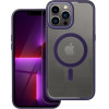 Color Edge Mag Cover Case Compatible With Magsafe For Iphone 13 Pro Max Deep Purple OEM