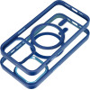 Color Edge Mag Cover Case Compatible With Magsafe For Iphone 13 Pro Navy Blue OEM