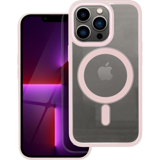 Color Edge Mag Cover Case Compatible With Magsafe For Iphone 13 Pro Pink OEM