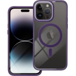 Color Edge Mag Cover Case Compatible With Magsafe For Iphone 14 Pro Max Deep Purple OEM