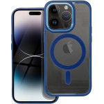 Color Edge Mag Cover Case Compatible With Magsafe For Iphone 14 Pro Navy Blue OEM