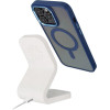 Color Edge Mag Cover Case Compatible With Magsafe For Iphone 15 Navy Blue OEM