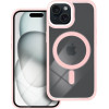 Color Edge Mag Cover Case Compatible With Magsafe For Iphone 15 Pink OEM