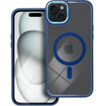 Color Edge Mag Cover Case Compatible With Magsafe For Iphone 15 Plus Navy Blue OEM