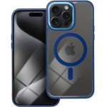 Color Edge Mag Cover Case Compatible With Magsafe For Iphone 15 Pro Max Navy Blue OEM