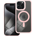 Color Edge Mag Cover Case Compatible With Magsafe For Iphone 15 Pro Max Pink OEM