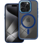 Color Edge Mag Cover Case Compatible With Magsafe For Iphone 15 Pro Navy Blue OEM