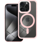 Color Edge Mag Cover Case Compatible With Magsafe For Iphone 15 Pro Pink OEM