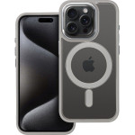 Color Edge Mag Cover Case Compatible With Magsafe For Iphone 15 Pro Titatnium Grey OEM