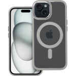 Color Edge Mag Cover Case Compatible With Magsafe For Iphone 15 Titatnium Grey OEM