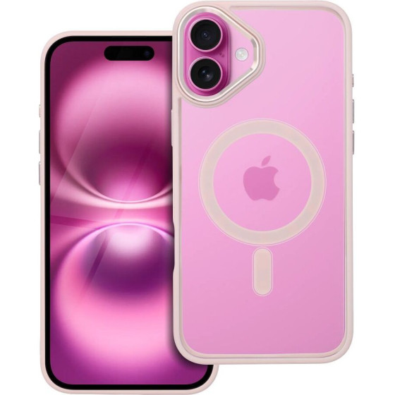 Color Edge Mag Cover Case Compatible With Magsafe For Iphone 16 Plus Pink OEM