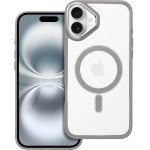 Color Edge Mag Cover Case Compatible With Magsafe For Iphone 16 Plus Titatnium Grey OEM