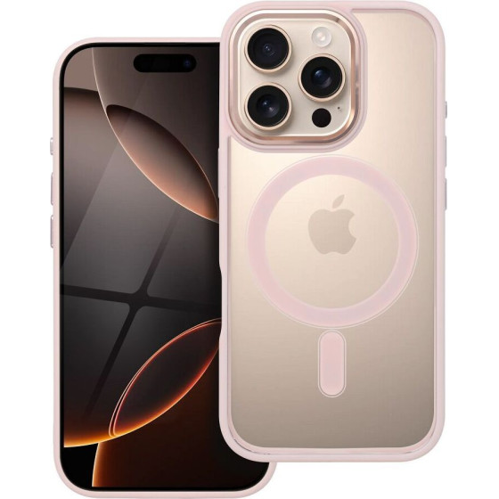 Color Edge Mag Cover Case Compatible With Magsafe For Iphone 16 Pro Pink OEM