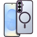 Color Edge Mag Cover Case Compatible With Magsafe For Samsung S25 Plus Deep Purple OEM