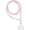 Colorful Pendant For The Phone / Cord Length 120cm (60cm In The loop) / On Neck - Lite Pink OEM