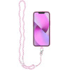 Crystal Diamond Pendant For The Phone / Cord Length 74cm (37cm In The loop) / On Neck - Lite Pink OEM