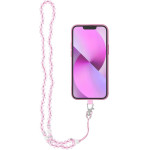 Crystal Diamond Pendant For The Phone / Cord Length 74cm (37cm In The loop) / On Neck - Lite Pink OEM