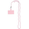Crystal Diamond Pendant For The Phone / Cord Length 74cm (37cm In The loop) / On Neck - Lite Pink OEM