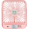 Desk Fan With Adjustable Stand W30 Pink OEM