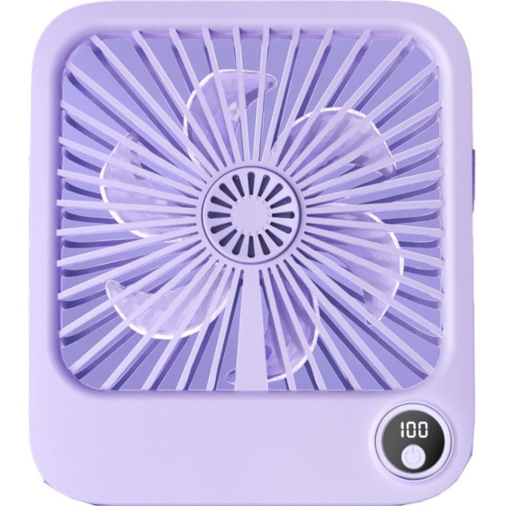 Desk Fan With Adjustable Stand W30 Purple OEM