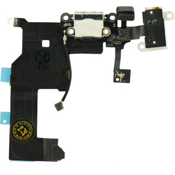 Dock Connector Flex Cable For Iphone 5 White OEM