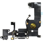 Dock Connector Flex Cable For Iphone Black OEM