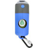 Dog Excrement Bag Dispenser With Carabiner And Flashlight LLFG24033 Blue OEM