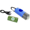 Dog Excrement Bag Dispenser With Carabiner And Flashlight LLFG24033 Blue OEM