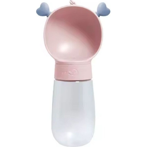 Dog Outdoor Drinking Cup Pink OEM