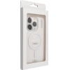 Drop Glue Colorful Ring Mag Cover Compatible With Magsafe For Iphone 12 / 12 Pro White OEM