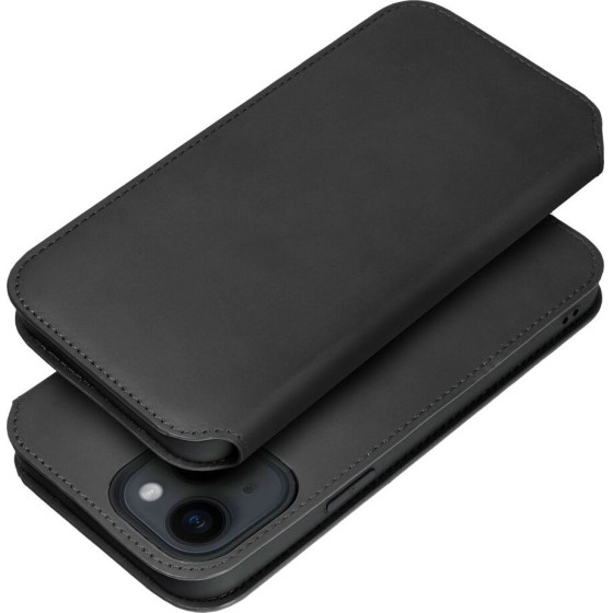 Dual Pocket Book Case For Iphone 15 Plus Black OEM