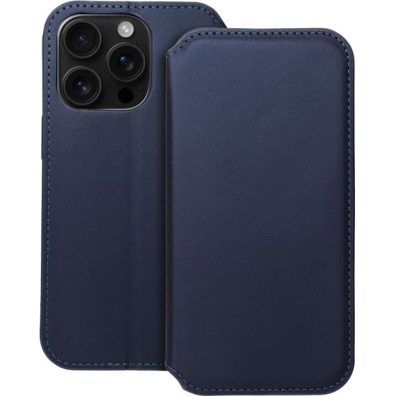 Dual Pocket Book Case For Iphone 16 Pro Navy OEM