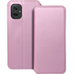 Dual Pocket Book Case For Motorola G55 5G Light Pink OEM