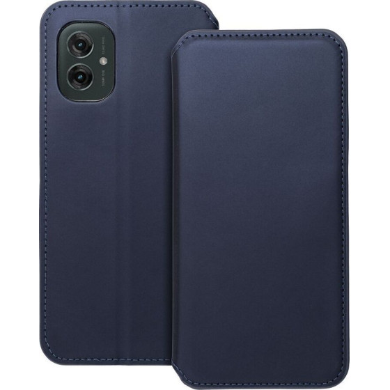 Dual Pocket Book Case For Motorola G55 5G Navy OEM
