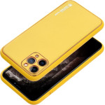 Leather Case For Iphone 15 Pro Yellow OEM